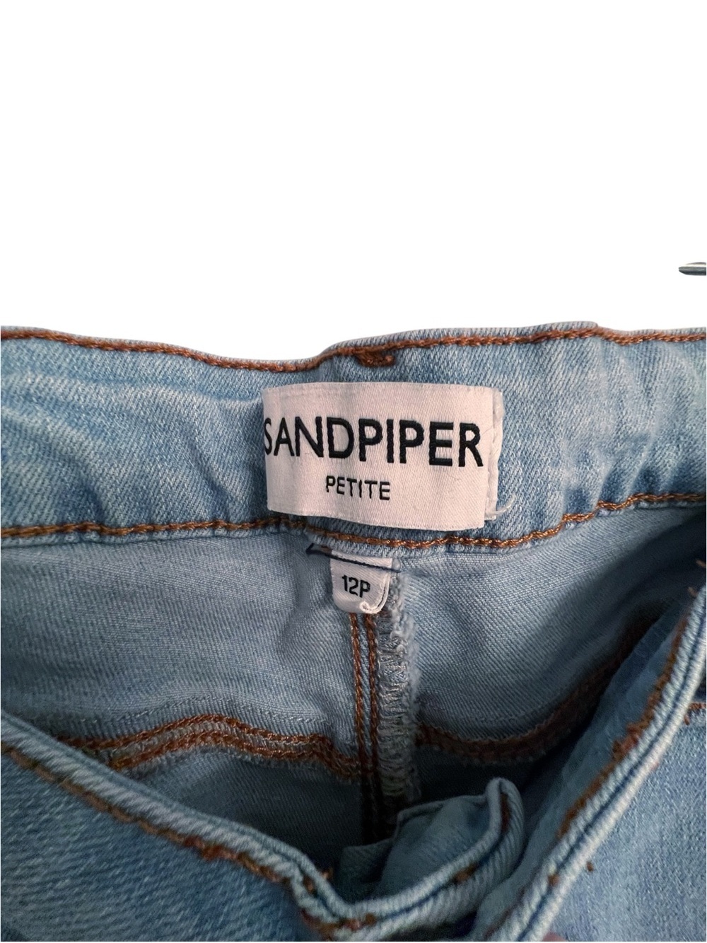 Sandpiper Boho Western Floral Embroidered Stretch Skinny Jeans 12 Petite - Picture 6 of 8